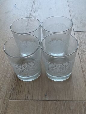 Disaronno Wears Etro Glasses Set of 4